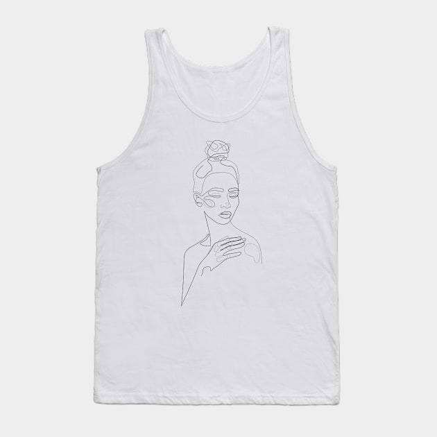 Messy Beauty Tank Top by Explicit Design